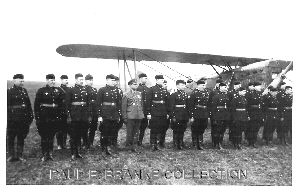 Letov S.16 in Novi Sad, Yugoslavia, 1937.  J.Indans officer in middle.